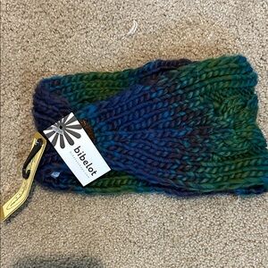 Bibelot Blue and Green Knit Headband. New with tags. Never worn